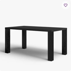 Carson 84” Black Dining table 