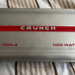 Crunch 4 Channel SA-1100.4 Amplifier 
