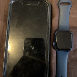 iPhone 12 Pro Max And Apple Watch 7gen