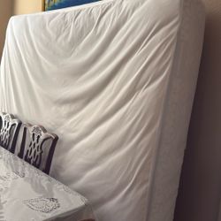 King Size Box, Mattress And Frame