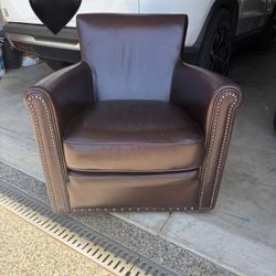 Pottery Barn Leather Chair