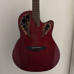 Ovation acoustic guitar