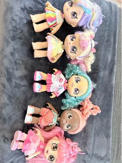 Kindi Kids- Rainbow Hair Play Doll Set - Multicolor Fashion Dolls - $20 (Eastvale)