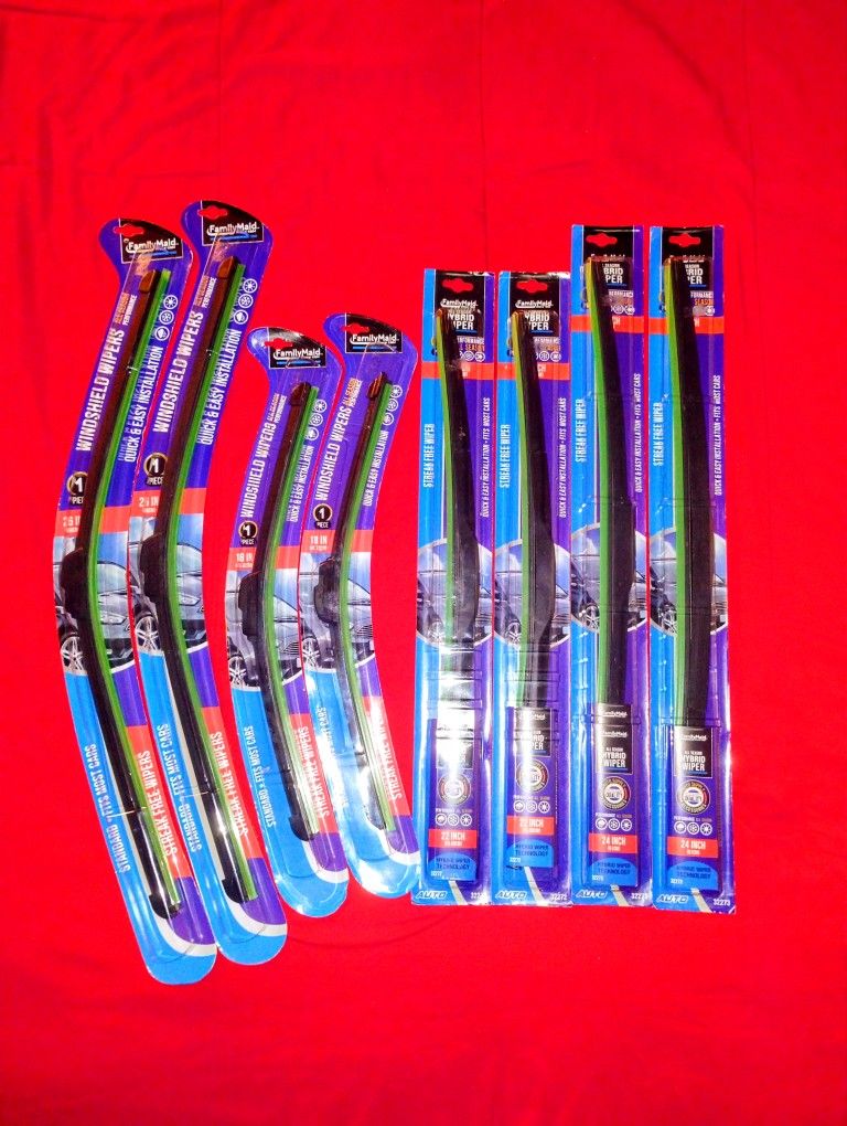 NEW hybrid all season windshield wiper 16" 18" 22" 24" 26" / nuevo limpiaparabrisas