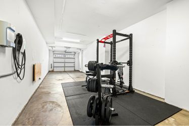 Inspire Power Rack w/ Olympic Barbell, Weights, Bench & Mats
