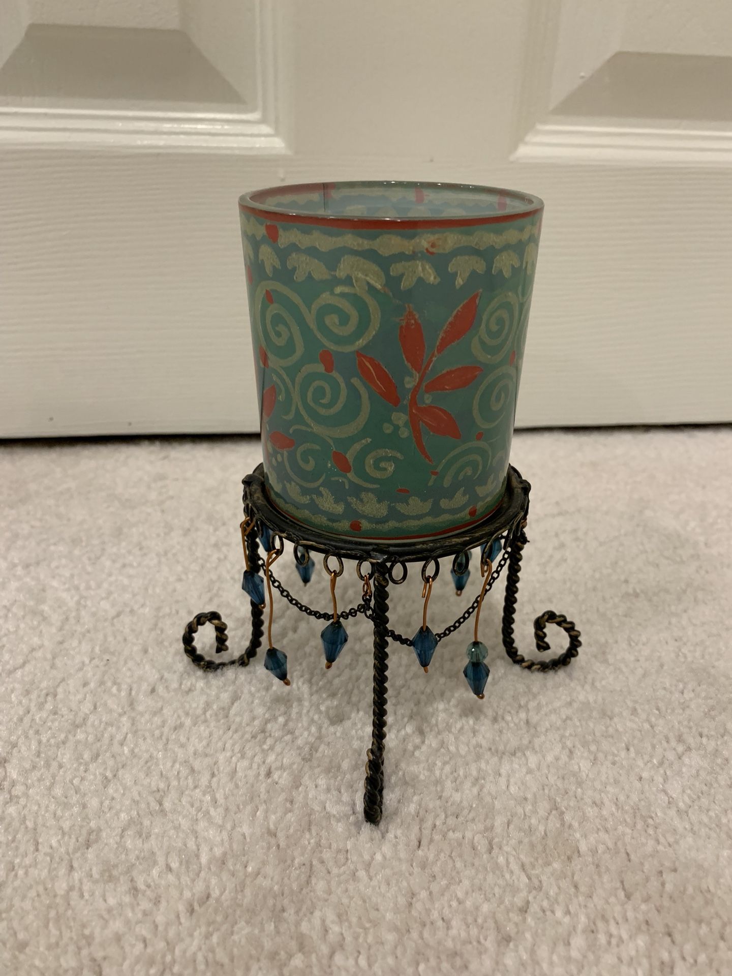 Holiday Christmas Candle Holder