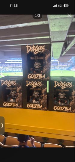 LA Dodgers Godzilla Bobblehead in Box