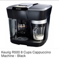 Keurig R500 8 Cups Cappuccino Machine - Black