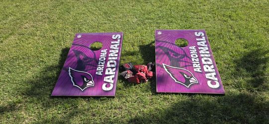 Arizona Cardinals 2' x 4' Solid Wood Cornhole Boards