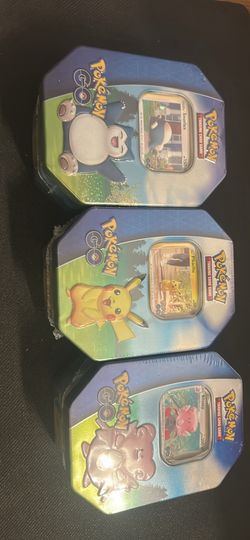 Pokemon go sealed tin set