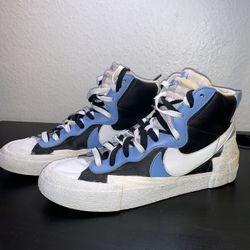 Sacai blazer mid black cheap blue