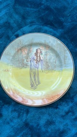 Royal Doulton 'Ophelia' Series Ware decorative plate, pattern D3596.