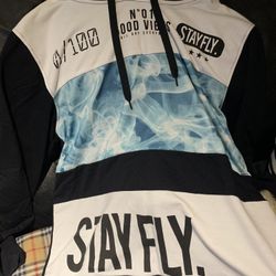 Brand New Fire Hoodie Sweatshirt Stay Fly 👐🔥🔥
