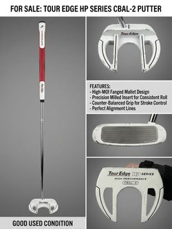 TOUR EDGE HP SERIES CBAL-2 PUTTER 38”