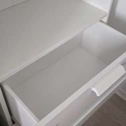 BRIMNES
Bookcase, white, 23 5/8x74 3/4 "