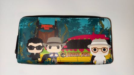 🦖 Universal Studios JURASSIC PARK Loungefly POP! Wallet Characters Dinosaurs