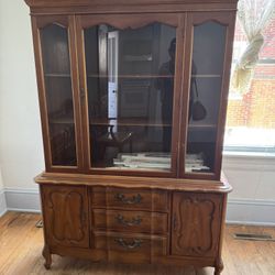 Antique Vintage Wood Matching Set