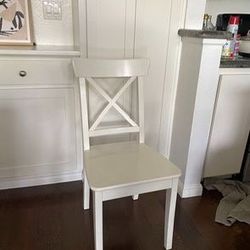 IKEA - INGOLF White Chair (4 Pieces)
