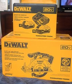 DEWALT 20V Circular Saw & Battery 2 pack