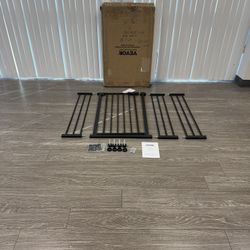 $35 #1563 (36” Tall X 24-49” Wide) Safety Gate For Baby, Toddler Or dog - Pressure Mounted