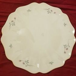 Lenox ROSE MANOR Cake Plate China