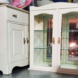 Hutch And Side Board