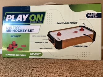 Mini air hockey table