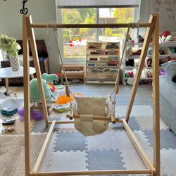 Montessori Wooden Baby Swing 