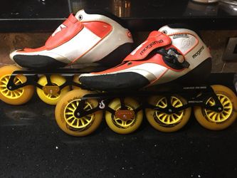 Mogema competition speed skates size 12