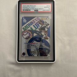 One Piece Dodgers Luffy Promo PSA 10