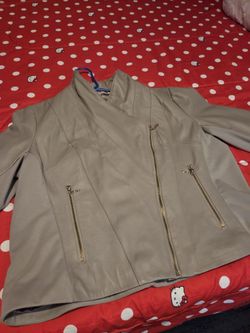 Asymmetrical Leather Jacket