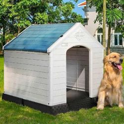 Storm-Proof Dog Houses in Any Size - Shelter Through All Weather message describe
