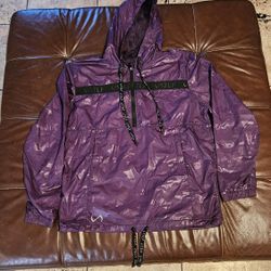 TLF Women's Hoodie Horizon Anorak Purple Warm Up Jacket 