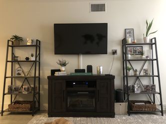 Ladder Shelf Bookcase, 5-Tier Industrial Ladder Bookshelf