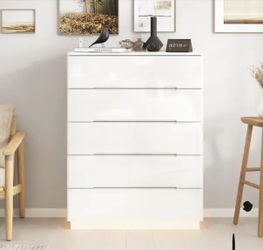 5-Drawer Chest  Storage Organizer With LED Lights
