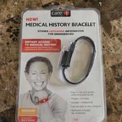 Medical history bracelet- NEW medium size
