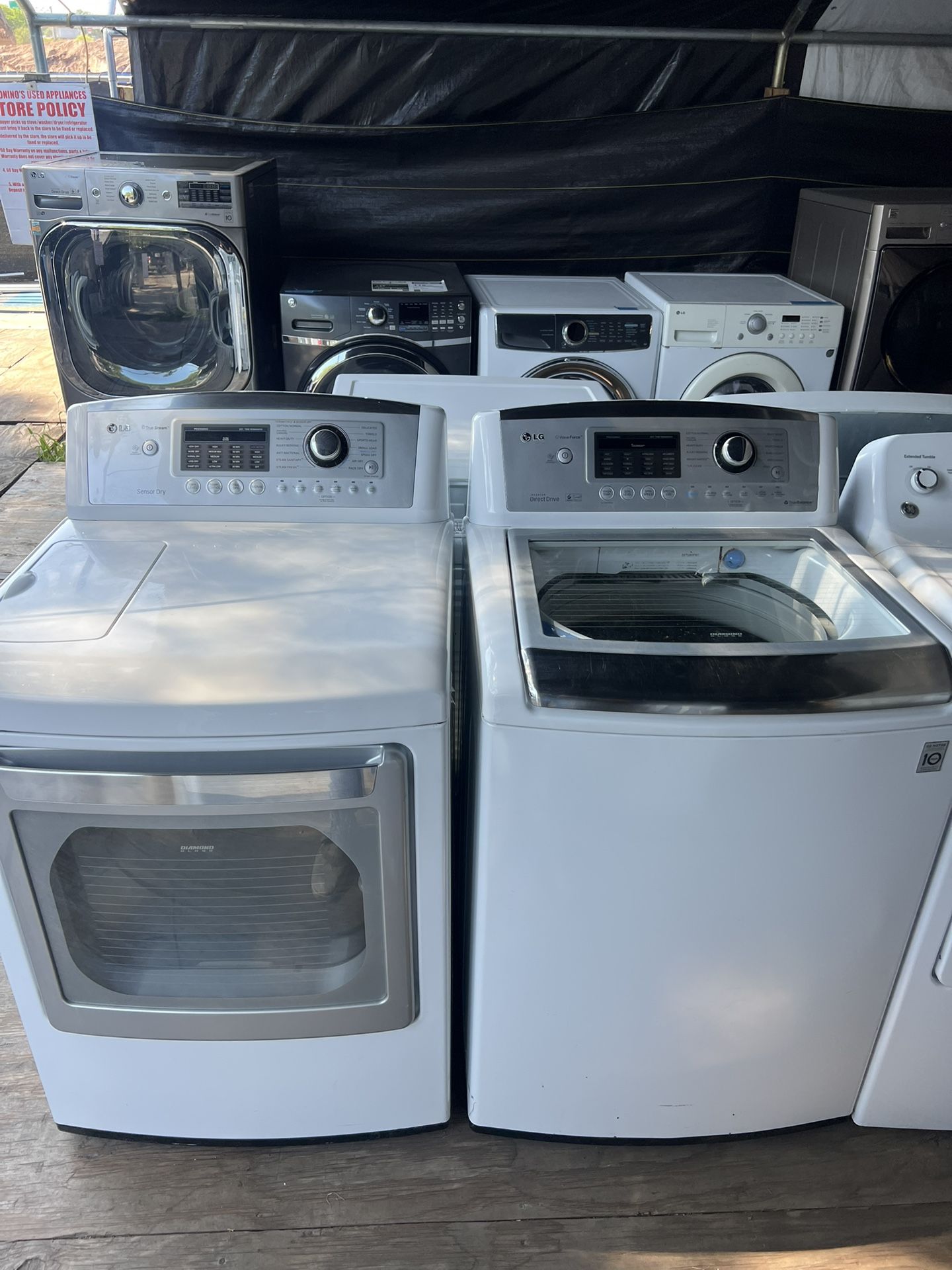 Lg Washer&dryer Large Capacity Set   60 day warranty/ Located at:📍5415 Carmack Rd Tampa Fl 33610📍 
