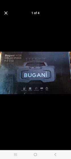 BUGANI M118 50W BLUETOOTH SPEAKER  $60