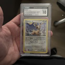 Pokemon STANTLER CGC GRADE gem mint 10