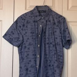 Nautica Mens SS Button Down Shirt S 