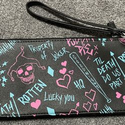 Joker Wallet Wristlet Purse 