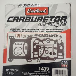 Edelbrock Carburetor Rebuild Kit NIB 1477 For Most Carbs