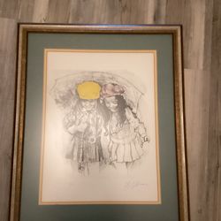 M Goldman numbered print