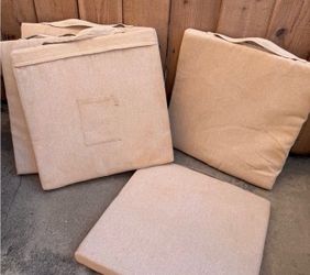 Sports game floor cushions with handles set of 5