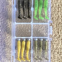 Fishing Lures- 1.5 Inch Paddle Tail Kit