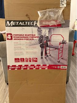 Metaltech 4FT Portable Scaffold / Andamio Portátil 4’