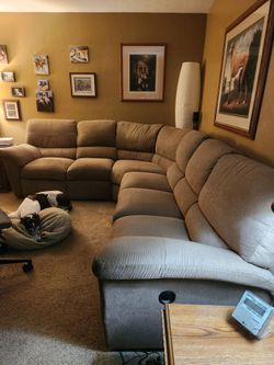 5 piece La-Z-Boy Sectional with recliners