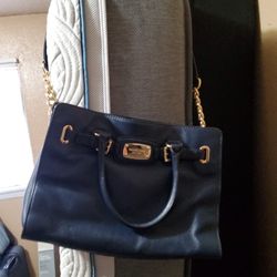 Michael Kors Navy Sachel