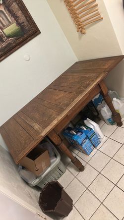 Wooden Dining Table with turned  Legs