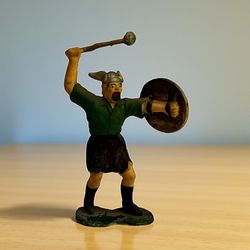 Vintage 1960s Marx Warriors Of The World Thorfinn Viking Figure Collector Toy
